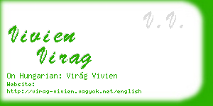 vivien virag business card