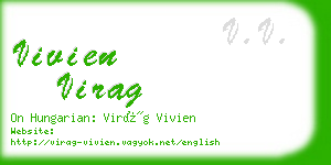 vivien virag business card